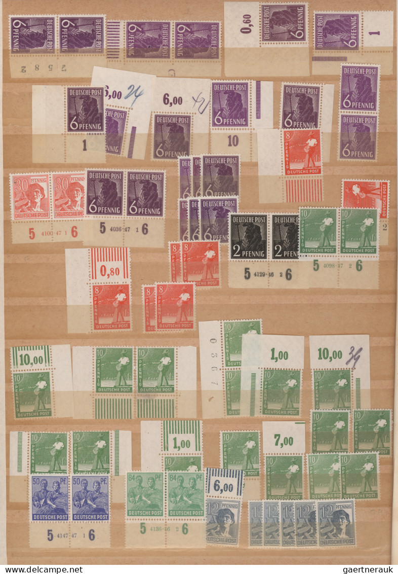 Alliierte Besetzung - Gemeinschaftsausgaben: 1946/1948, Postfrische Zusammenstel - Otros & Sin Clasificación