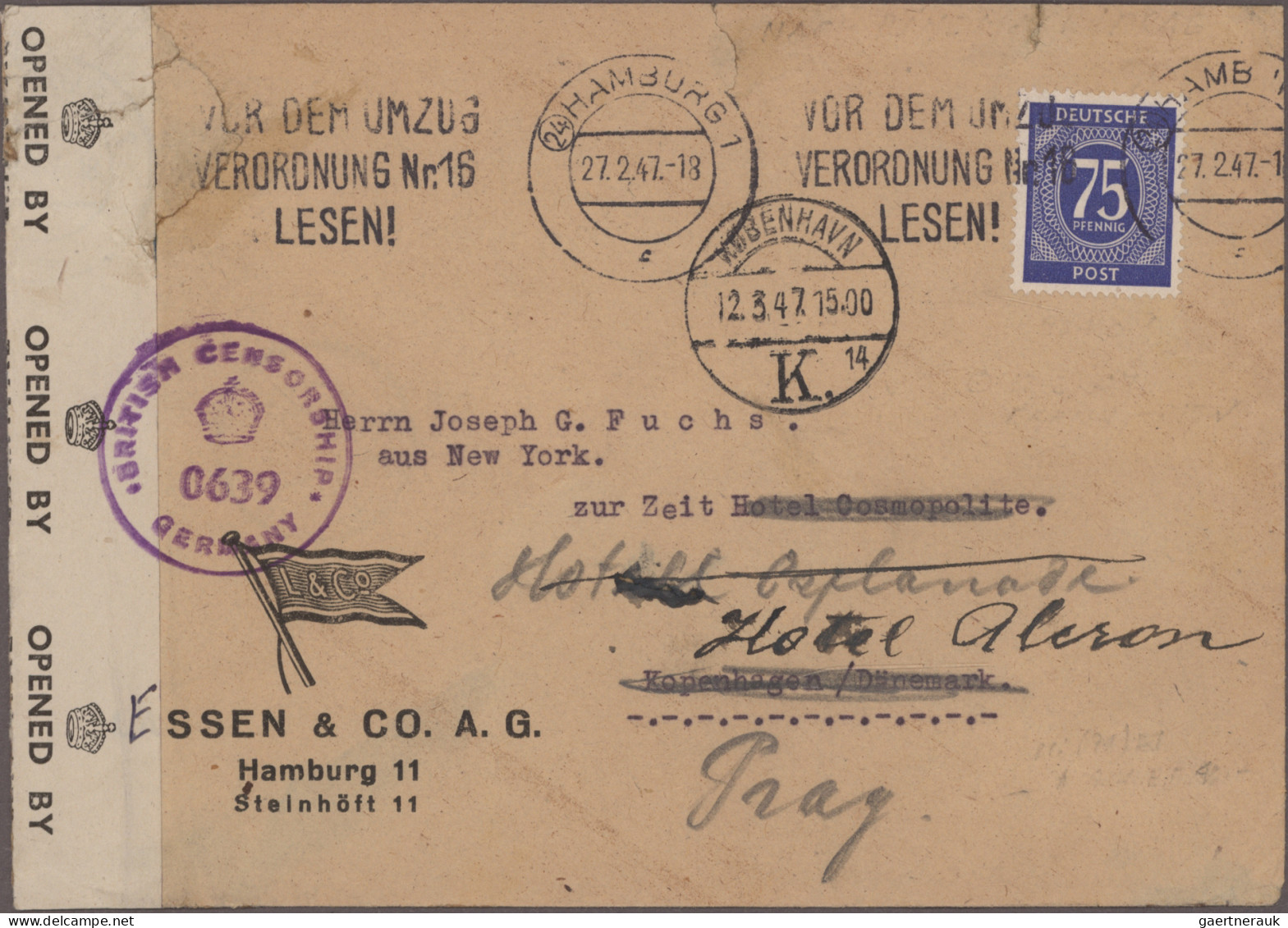 Alliierte Besetzung - Gemeinschaftsausgaben: 1946/1948, Sammlung Von Ca. 87 Brie - Other & Unclassified