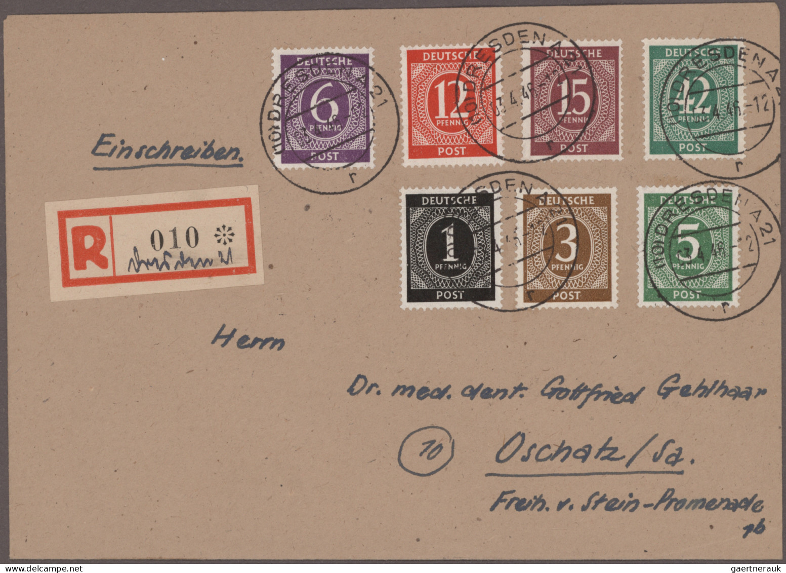 Alliierte Besetzung - Gemeinschaftsausgaben: 1946/1948, Sammlung Von Ca. 87 Brie - Other & Unclassified