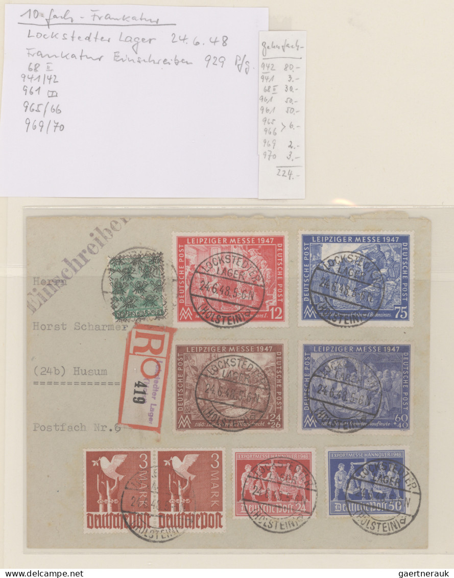 Alliierte Besetzung - Gemeinschaftsausgaben: 1946/1948, Umfangreiche Sammlung De - Other & Unclassified