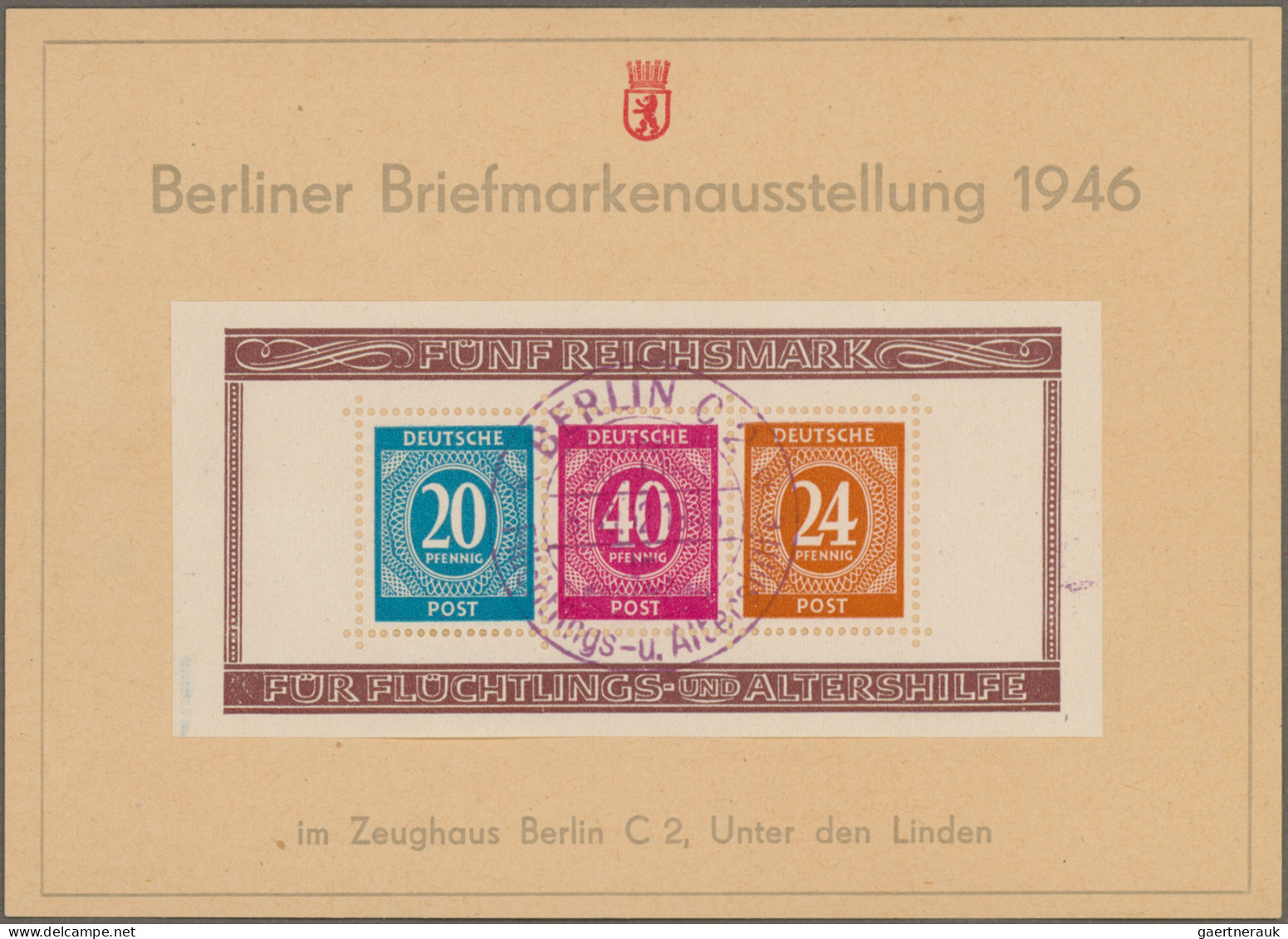 Alliierte Besetzung - Gemeinschaftsausgaben: 1946/1948, Vielseitige Partie Von C - Sonstige & Ohne Zuordnung