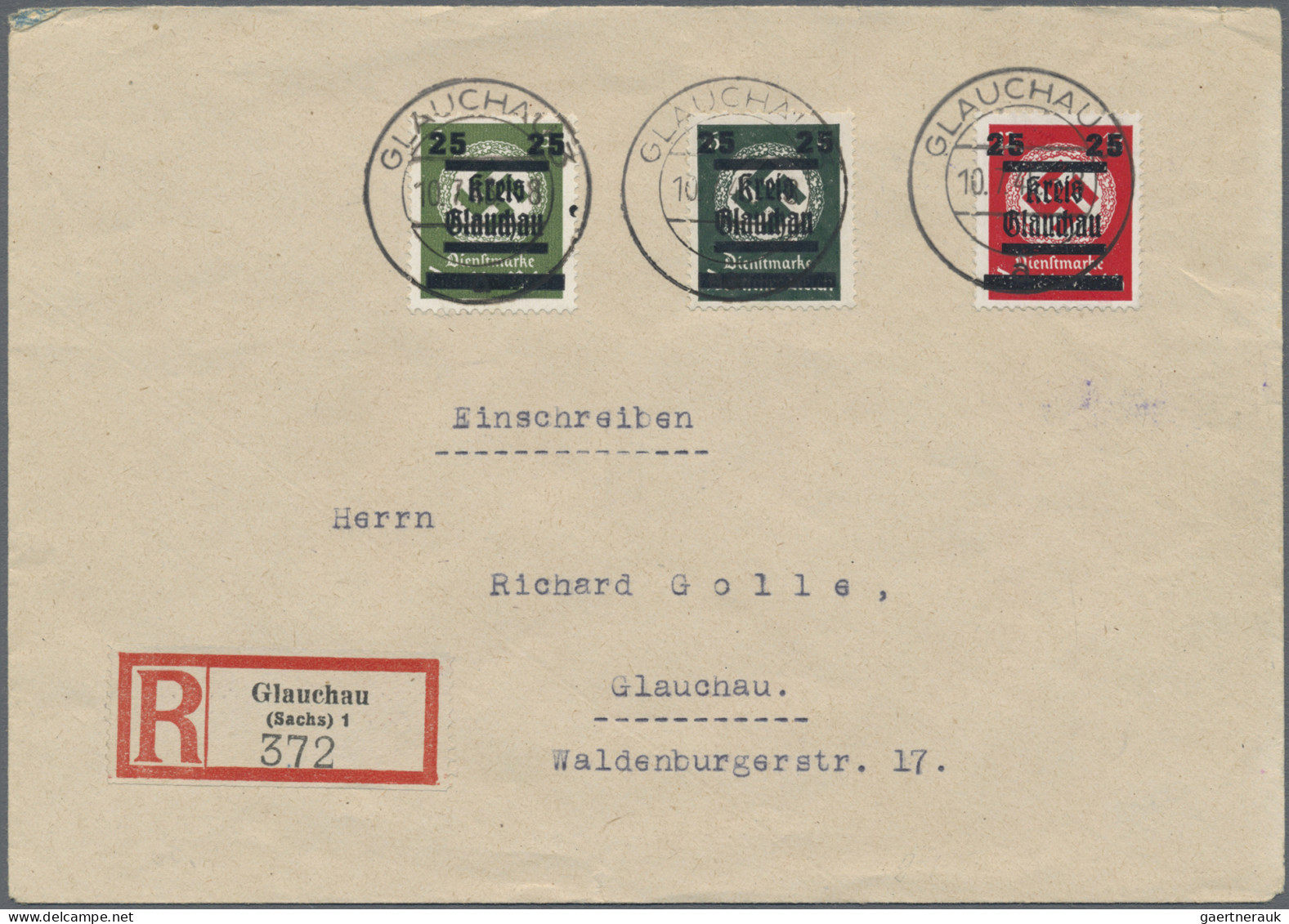 Sowjetische Zone Und DDR: 1945/1961, Partie Von Ca. 58 Briefen Und Karten, Dabei - Colecciones