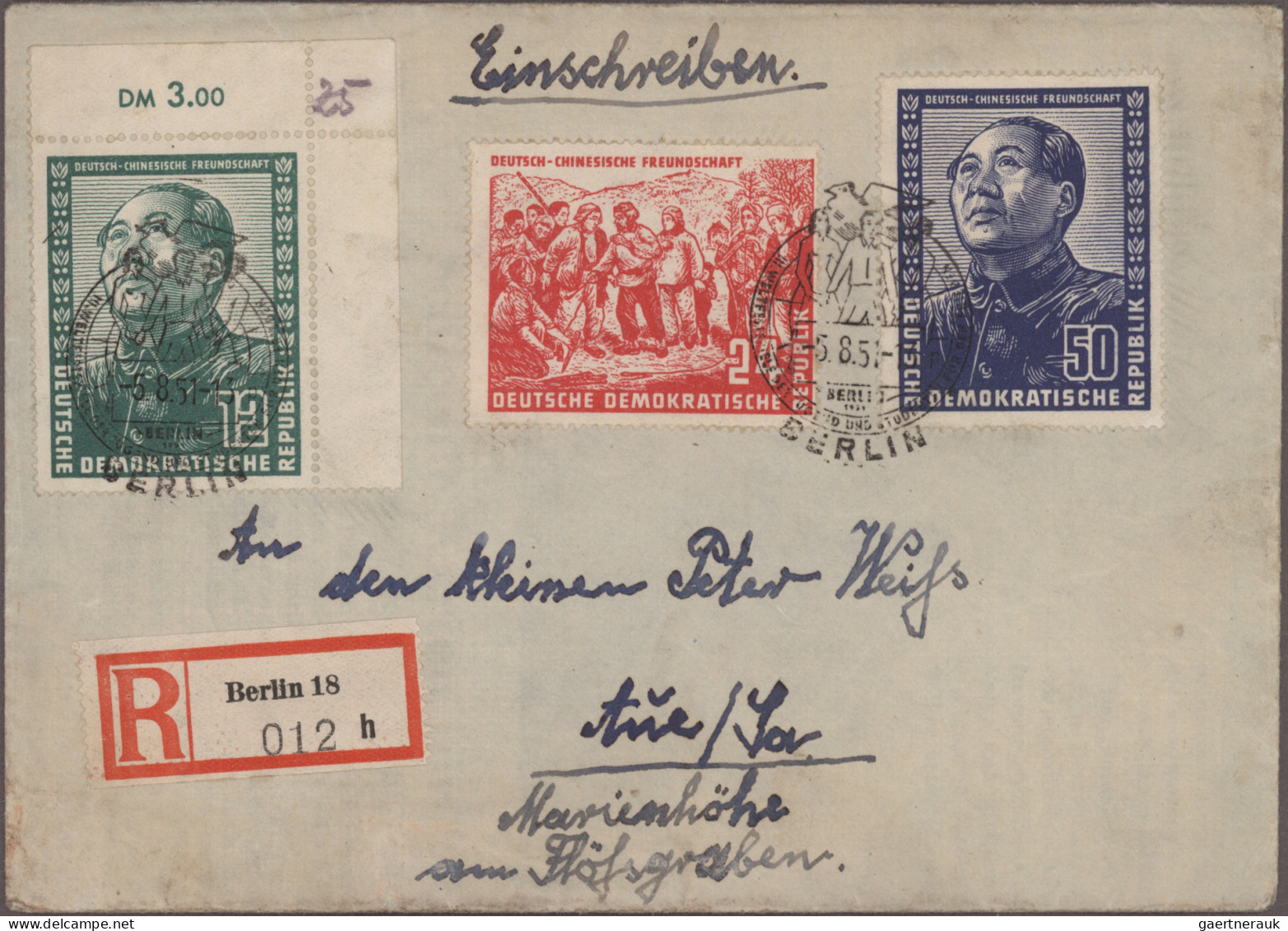 Sowjetische Zone Und DDR: 1945/1970, Nette Partie Von 33 Belegen, Dabei SBZ-MVP, - Colecciones