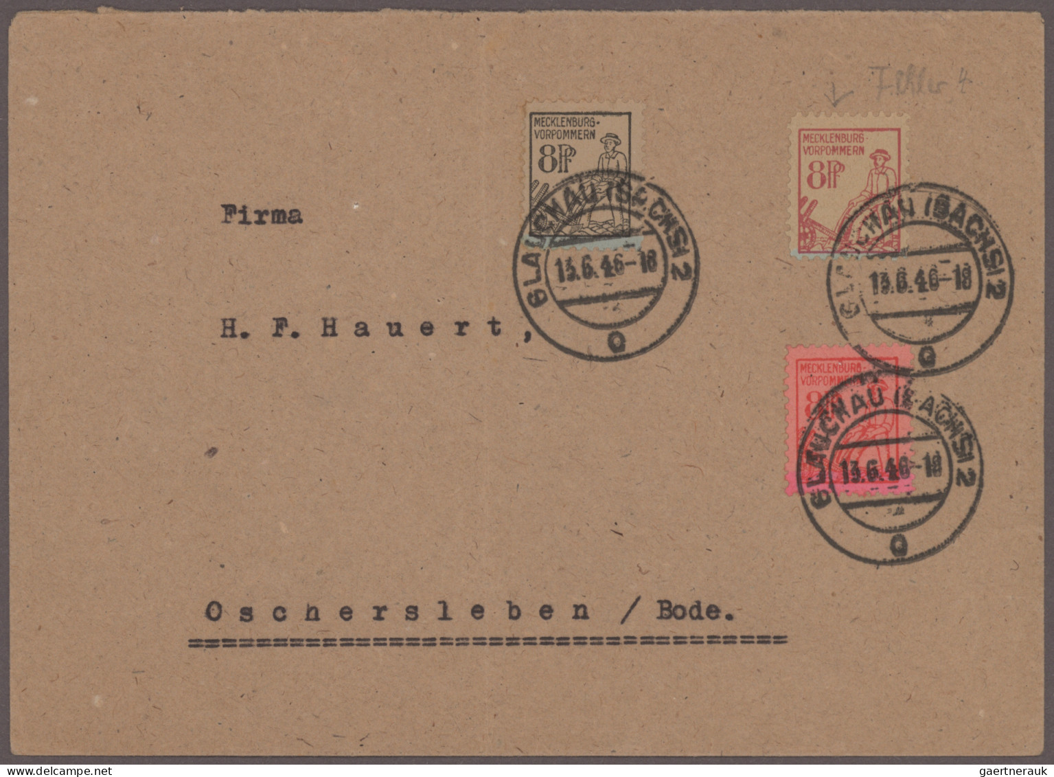 Sowjetische Zone: 1945/1949 (ca), Lagerbestand In 2 Dicken Steckbüchern Postfris - Other & Unclassified