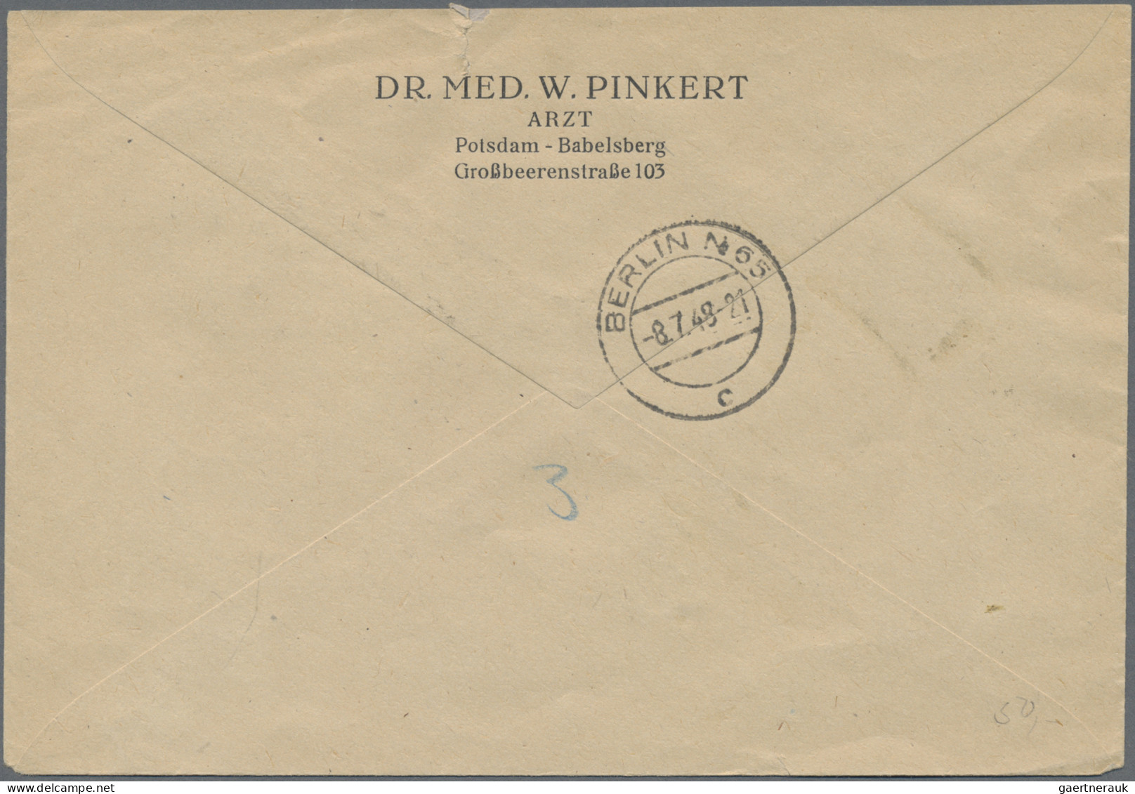 Sowjetische Zone - Bezirkshandstempel - II - Bez. 14 (Dresden): 1948, Posten Von - Sonstige & Ohne Zuordnung