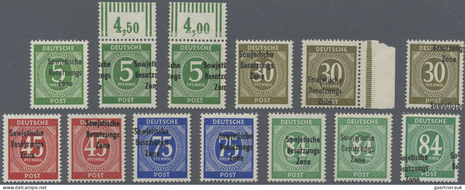 Sowjetische Zone - Allgemeine Ausgaben: 1948, 27 Verschiedene Marken Der Arbeite - Sonstige & Ohne Zuordnung