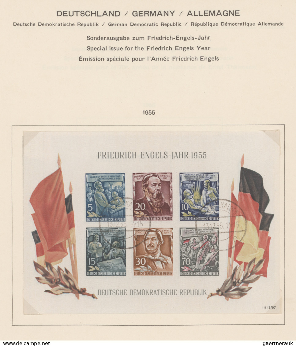 DDR: 1945/1990, reichhaltiger, meist gestempelter Posten in 30 (großen und klein