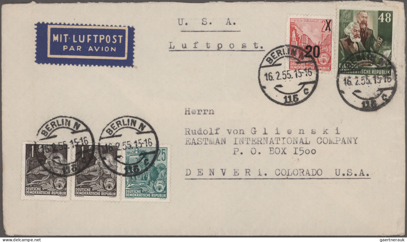 DDR: 1949/1961, Vielseitiger Posten Von Ca. 380 Briefen Und Karten Aus Alter Fam - Verzamelingen