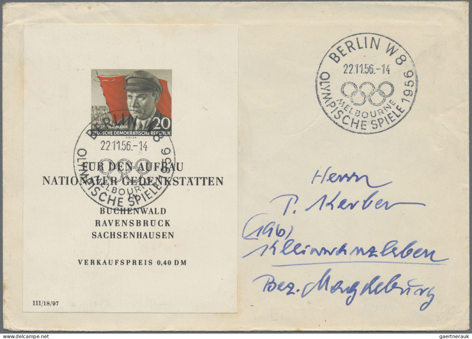 DDR: 1950/1970, Partie Von 41 Briefen Und Karten Mit Interessanten Frankaturen D - Collections