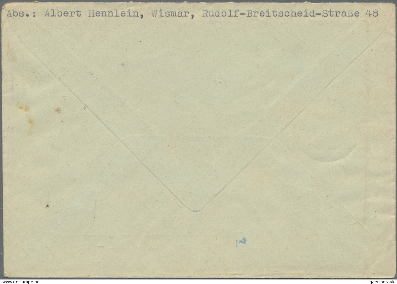 DDR: 1950/1970, Partie von 41 Briefen und Karten mit interessanten Frankaturen d