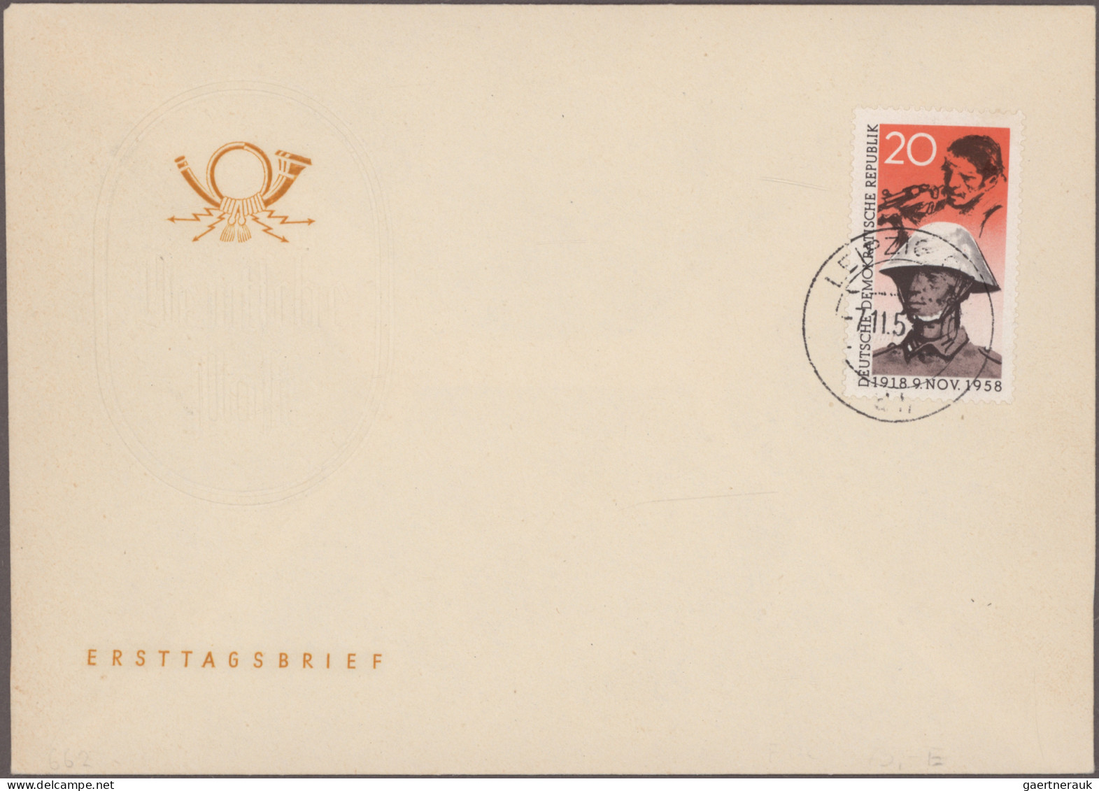 DDR: 1950/1990, Vielseitiger Bestand Von Ca. 800 Briefen, Karten, Ganzsachen (un - Collections