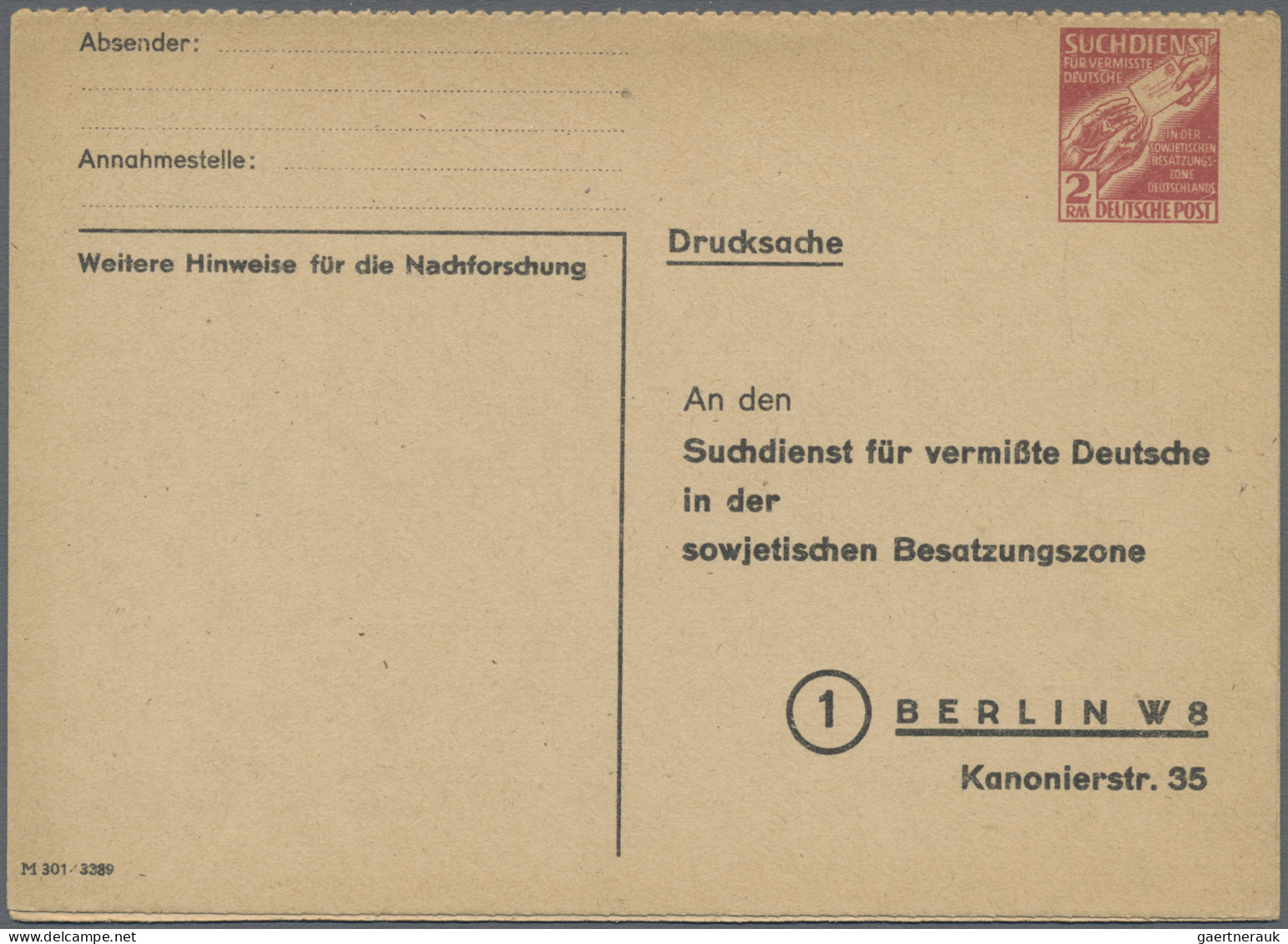DDR - Ganzsachen: 1945/1990, SBZ/DDR, Umfangreicher Bestand Mit Ca. 576 Ganzsach - Altri & Non Classificati