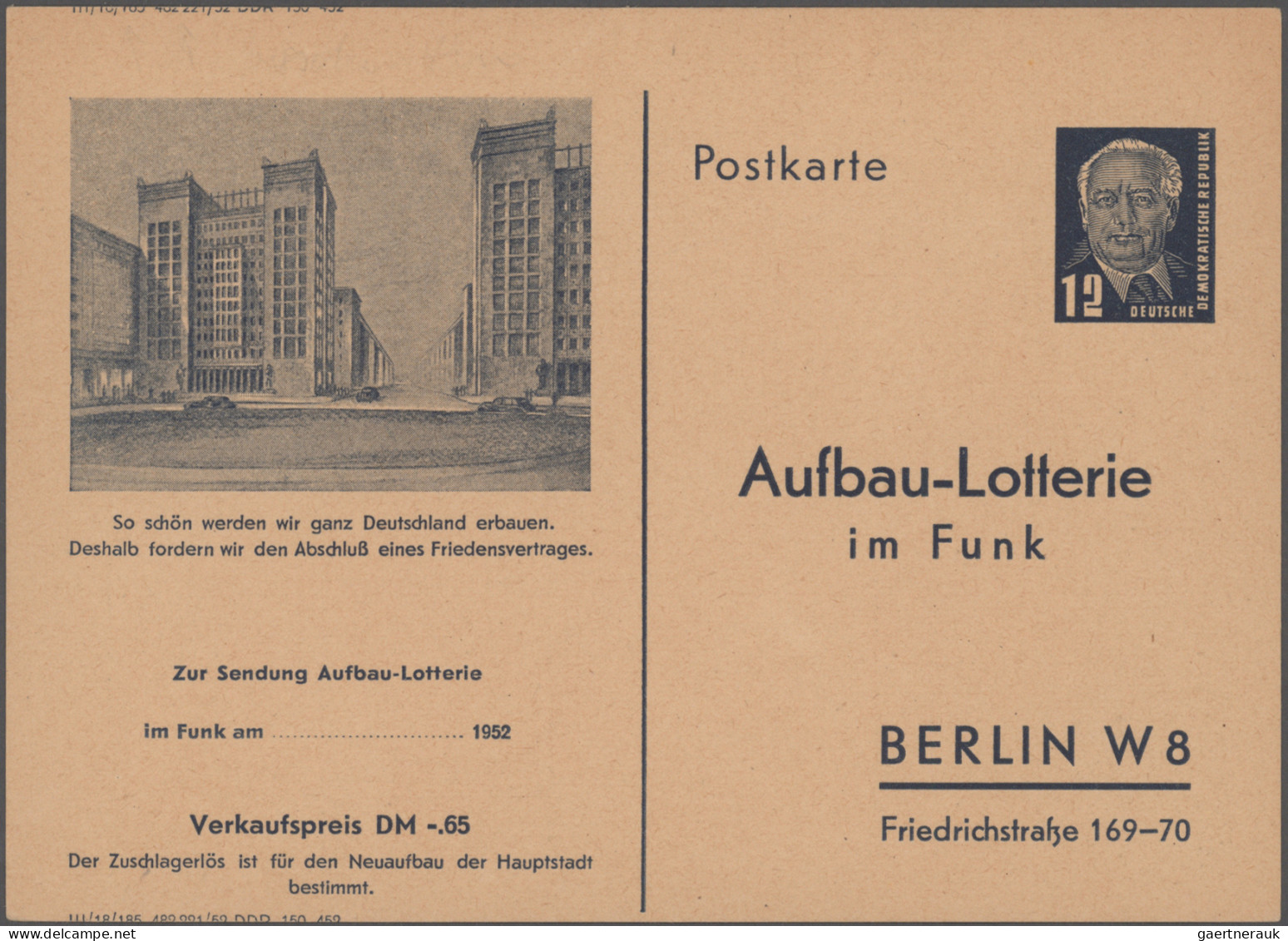 DDR - Ganzsachen: 1950/1990, Umfangreicher Sammlungsbestand Von Ca. 620 Gebrauch - Sonstige & Ohne Zuordnung