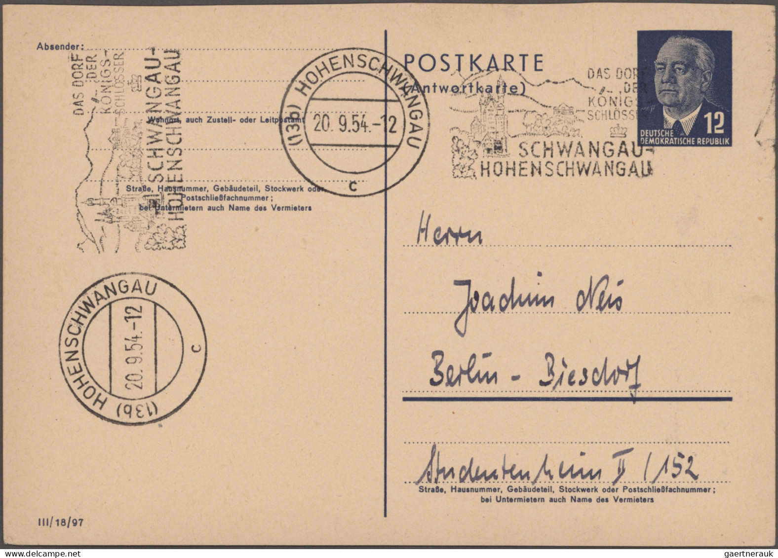 DDR - Ganzsachen: 1954/1990, Saubere Partie Von Ca. 91 Ganzsachen, Dabei Nette A - Other & Unclassified