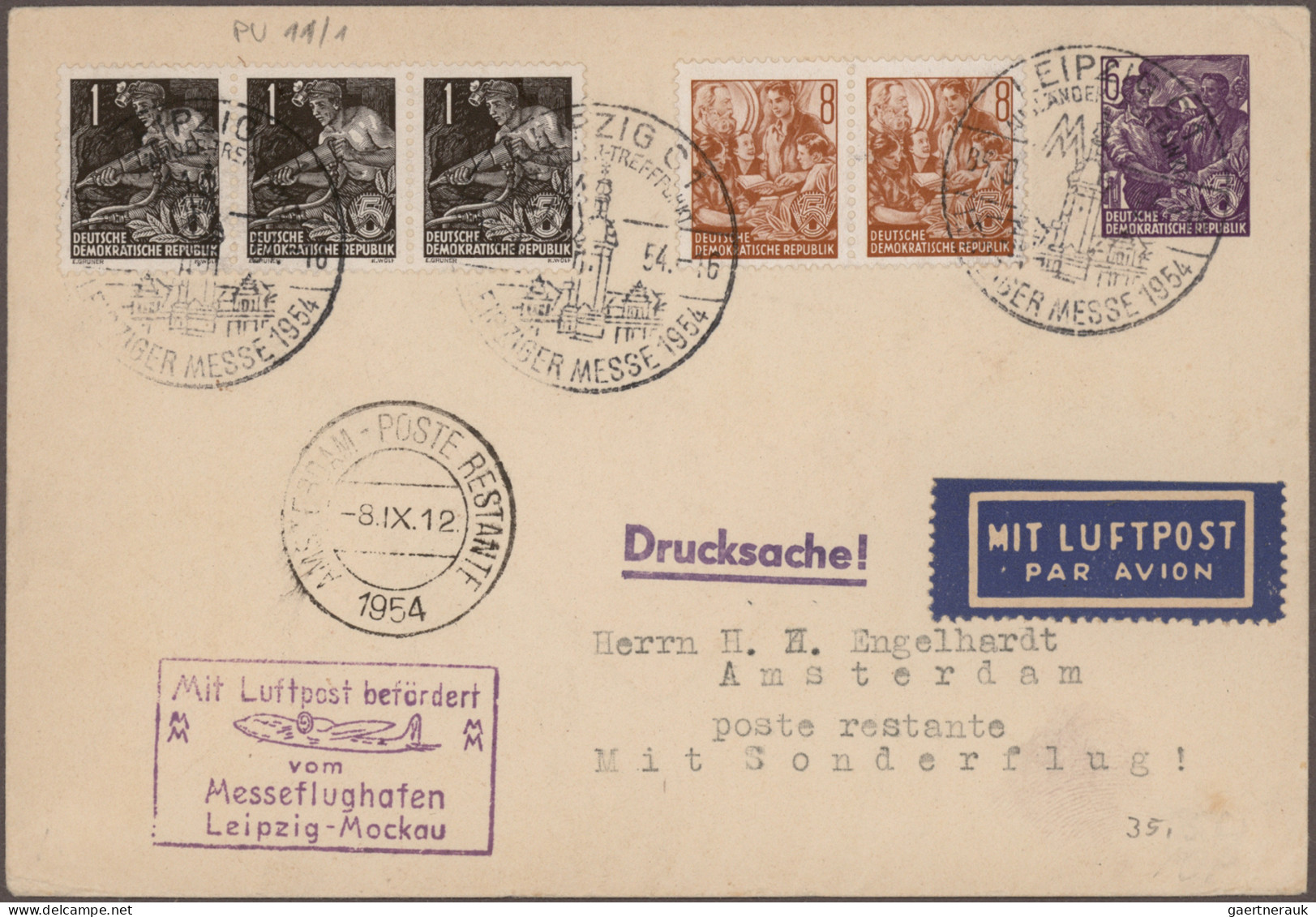 DDR - Privatganzsachen: 1951/1969 (ca.), Vielseitige Sammlung Von Ca. 133 Gebrau - Other & Unclassified