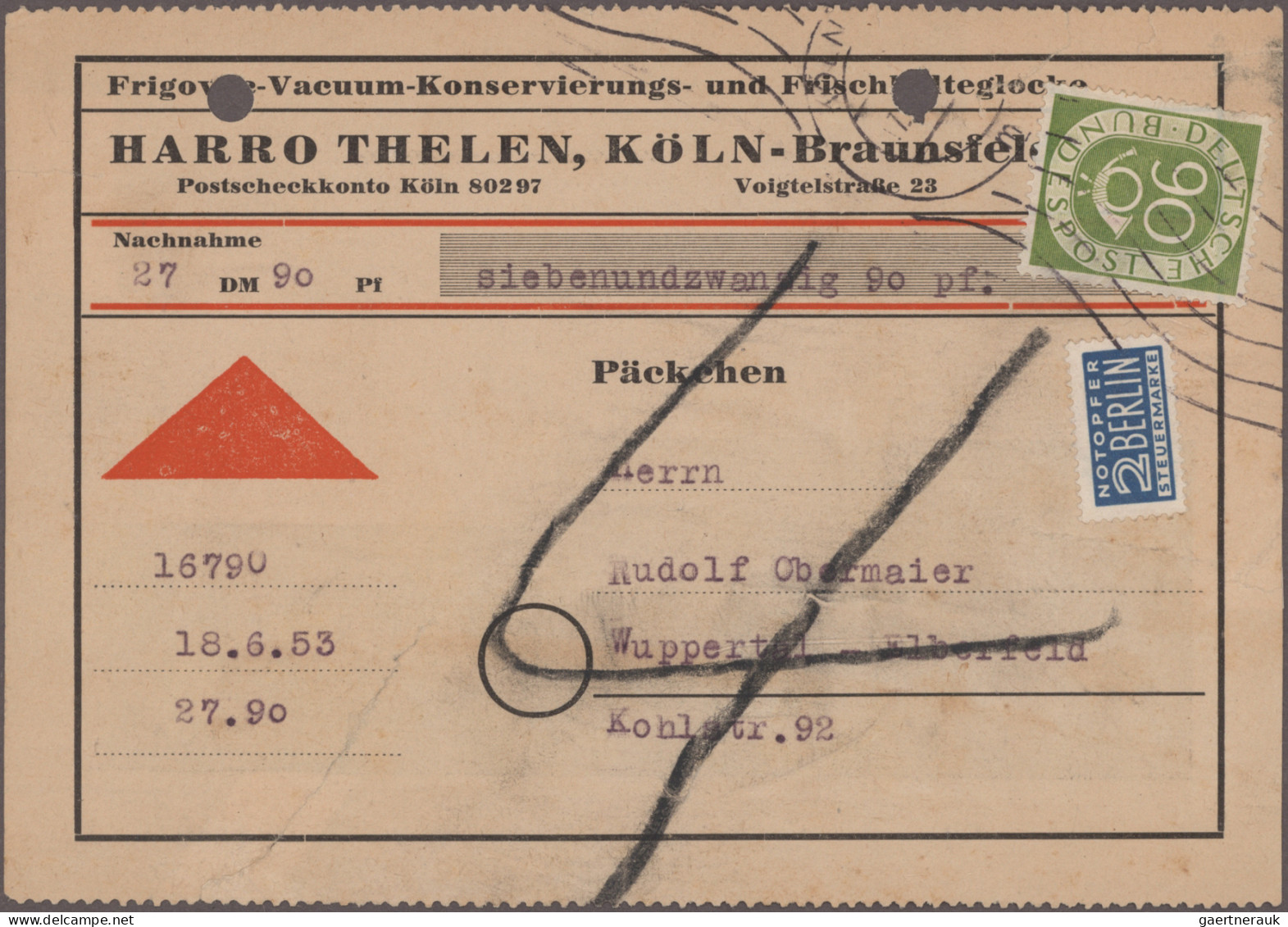 Bundesrepublik Und Berlin: 1949/2009 (ca.), Umfassender Belegebestand Mit Hauptw - Collections