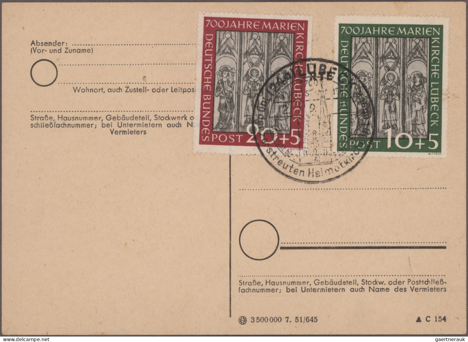 Bundesrepublik Und Berlin: 1949/2009 (ca.), Umfassender Belegebestand Mit Hauptw - Collections