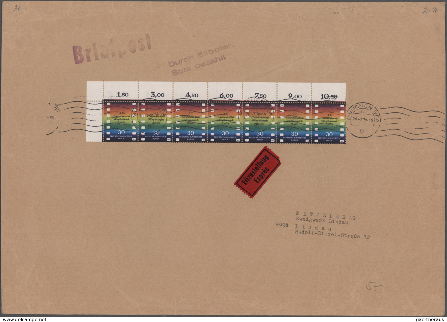 Bundesrepublik Und Berlin: 1962/1975 (ca.), Sicher Mehr Als 1000 GROßBRIEFE Meis - Collections