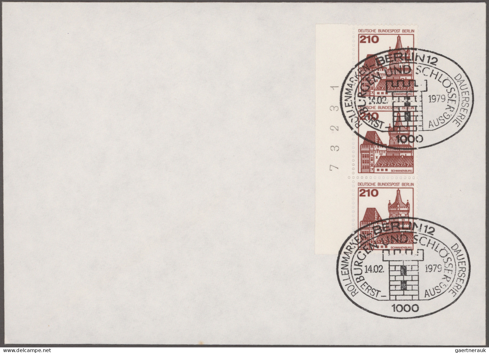 Bundesrepublik und Berlin: 1970/1988, Partie von ca. 197 Belegen mit Frankaturen