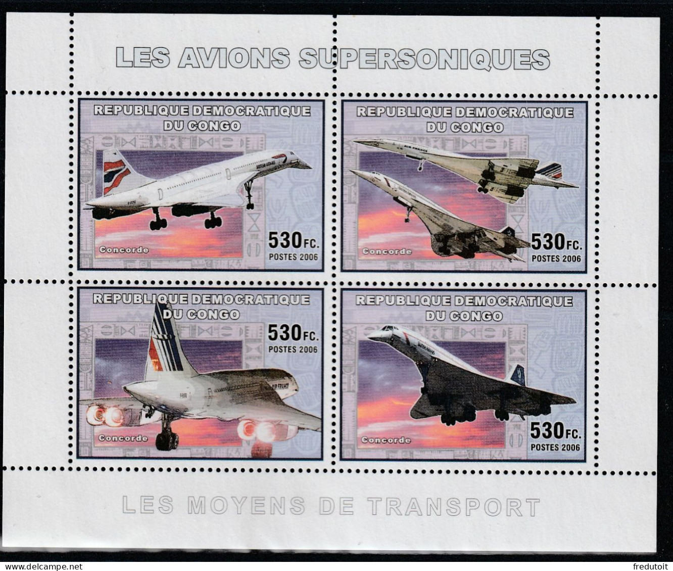 R.D.du CONGO - N° ** (2006) Le Concorde - Mint/hinged