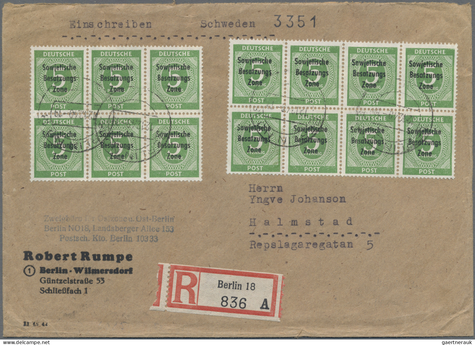 Berlin: 1946/1988, Saubere Partie Von 25 Briefen Und Karten, Bis Auf Fünf Alle M - Covers & Documents