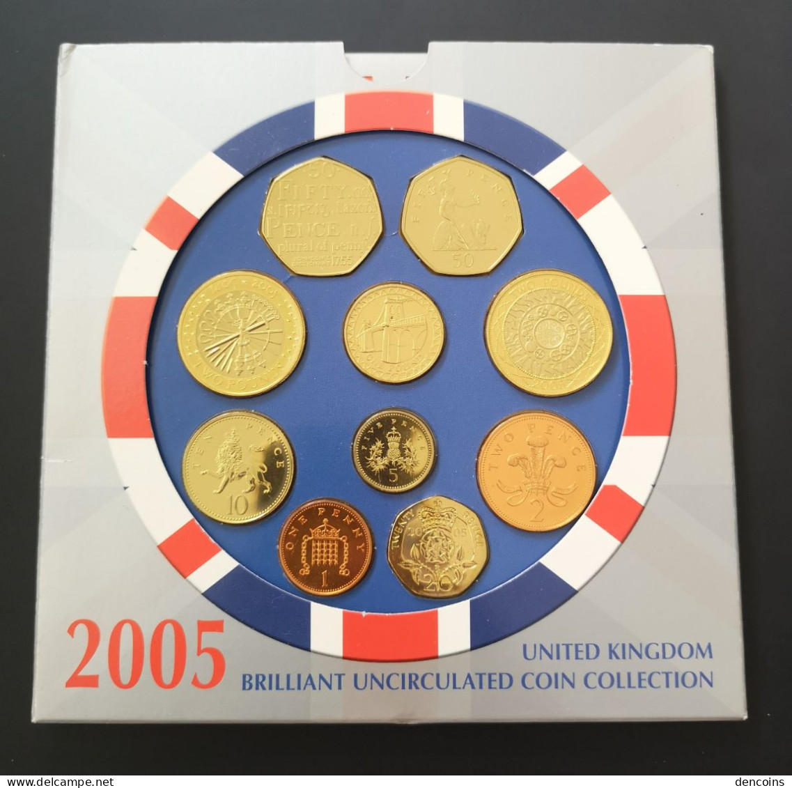 UNITED KINGDOM 2005 GREAT BRITAIN BU SET – ORIGINAL - GRAN BRETAÑA GB - Mint Sets & Proof Sets