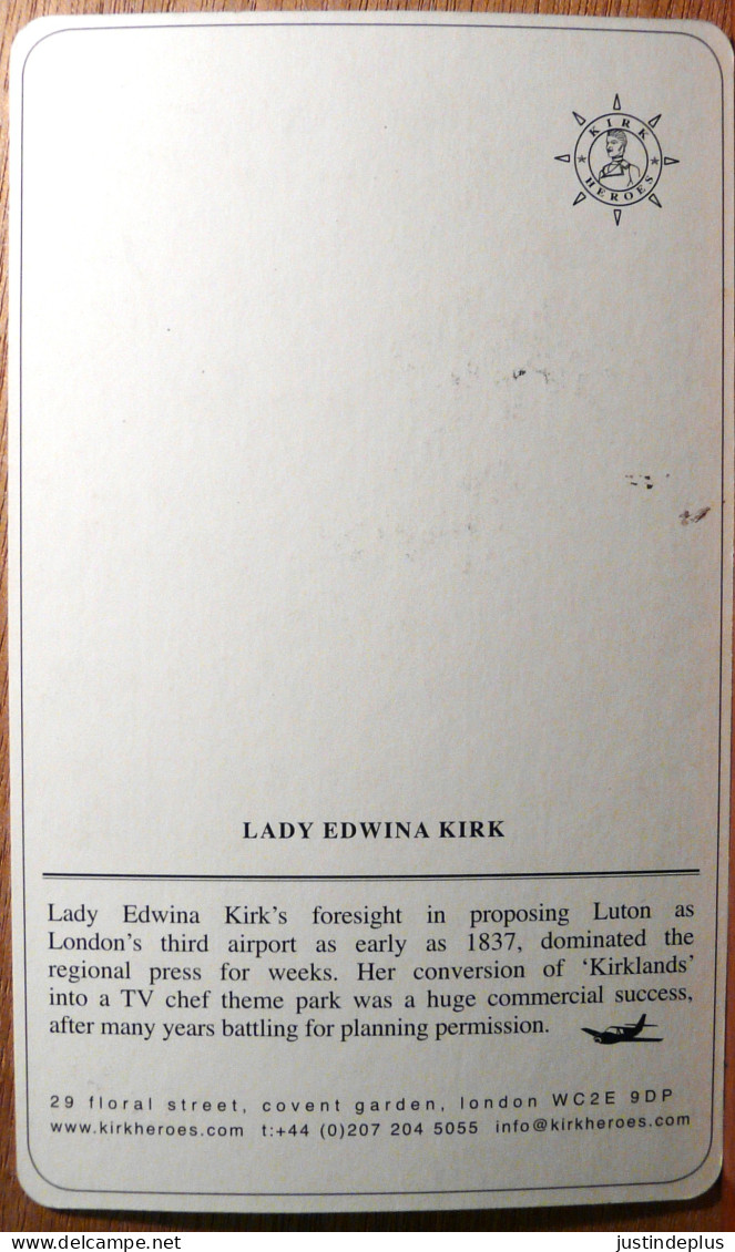 LADY EDWINA KIRK SERIE KIRK HEROES DIFFUSE PAR FRIENDS OF KIRK ORIGINALS - Autres & Non Classés