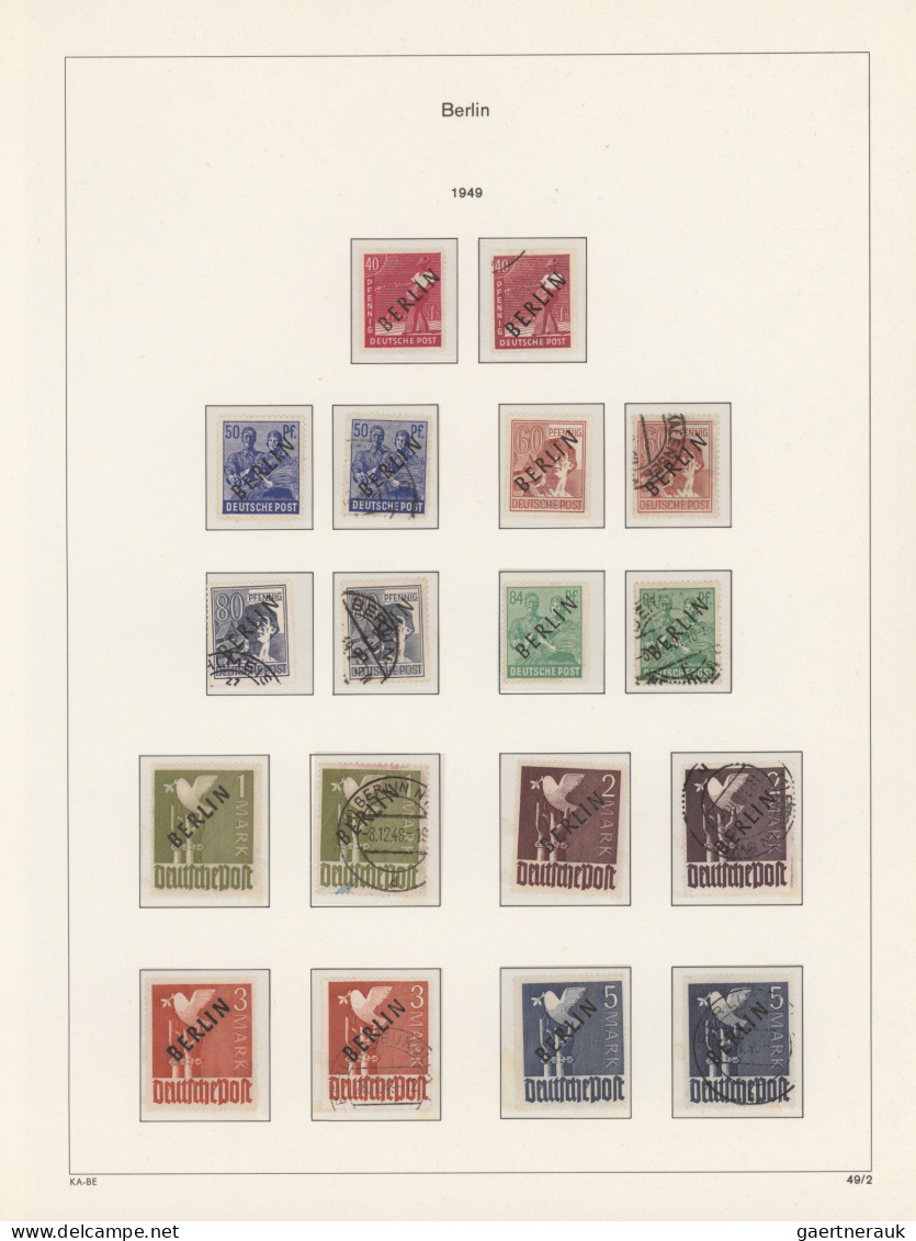 Berlin: 1948/1990, Gestempelter Und Postfrischer/etwas Ungebrauchter Sammlungspo - Used Stamps