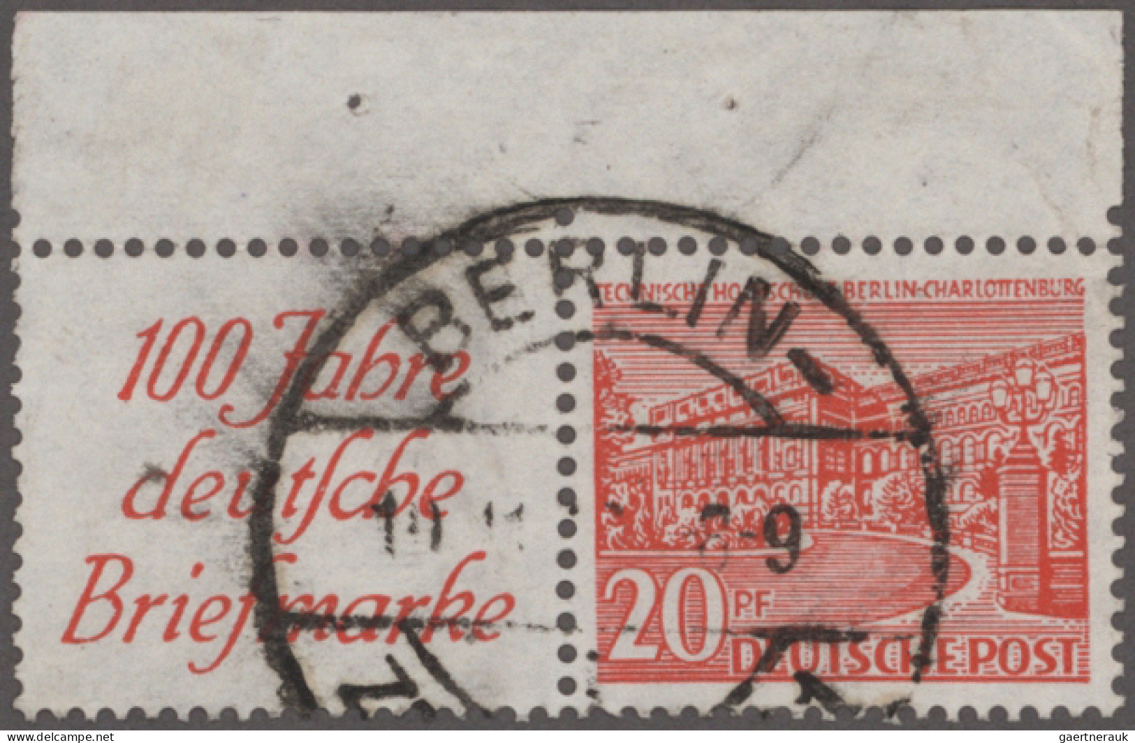 Berlin: 1948/1990, Sammlung Postfrisch (teils Auch Gestempelt) Gesammelt Mit Blo - Usados