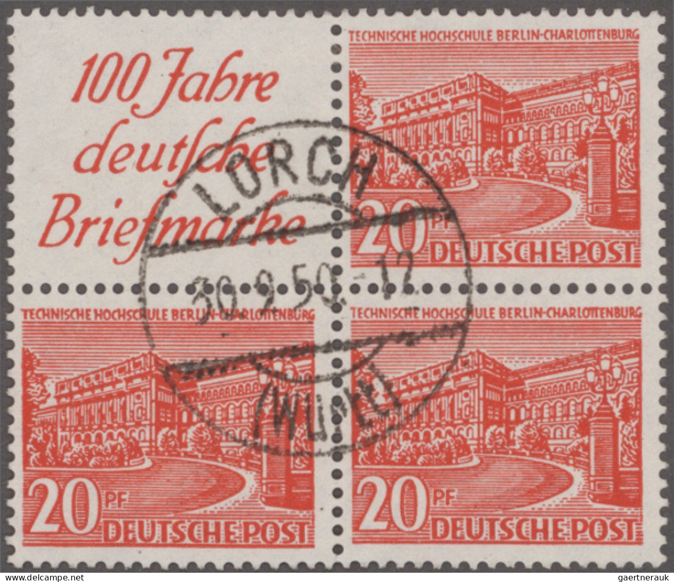 Berlin: 1948/1990, Sammlung Postfrisch (teils Auch Gestempelt) Gesammelt Mit Blo - Gebruikt