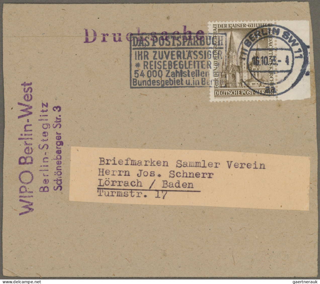 Berlin: 1948/1991, Sammlung Von 79 Briefen Und Karten, Dabei Attraktive Frankatu - Lettres & Documents