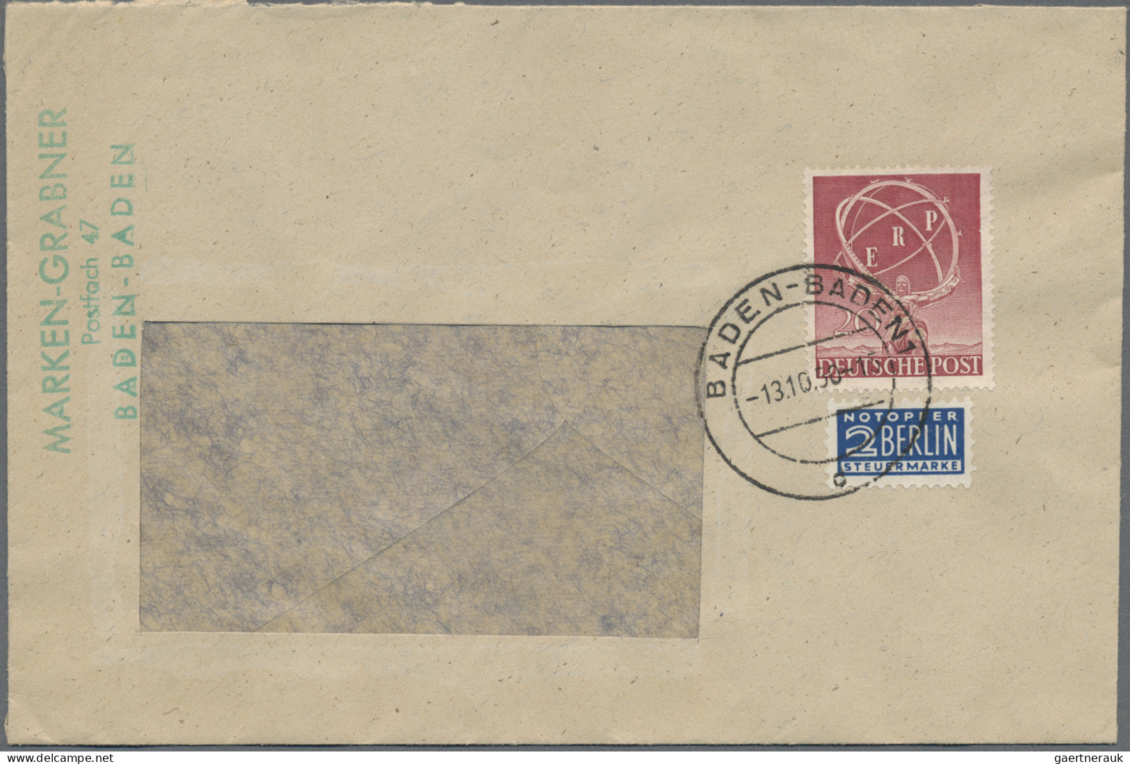 Berlin: 1949/1964, Partie Von 48 Briefen Und Karten Mit Teils Besseren Frankatur - Lettres & Documents