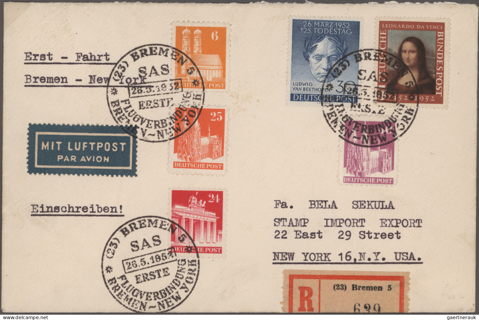 Berlin: 1949/1964, Saubere Partie Von 58 Briefen Und Karten In Netter Vielfalt, - Covers & Documents