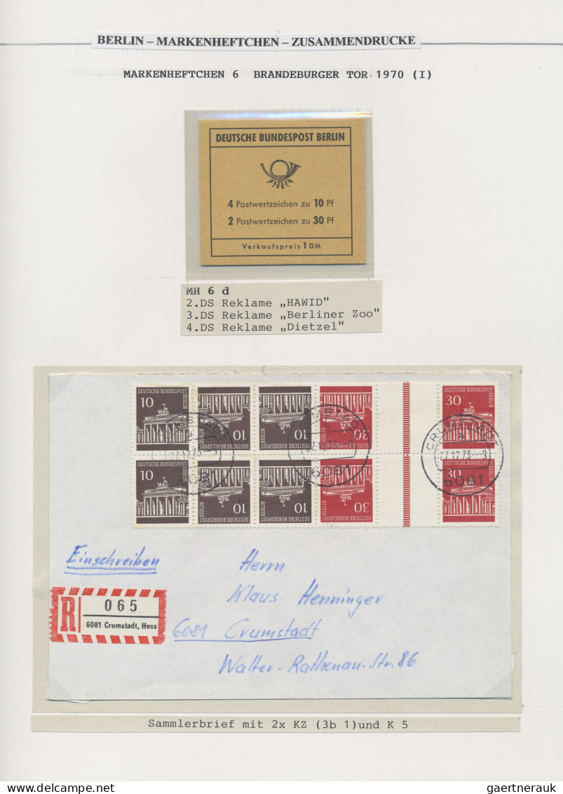 Berlin - Markenheftchen: 1962/1989, Saubere Postfrische Markenheftchen-Sammlung - Postzegelboekjes