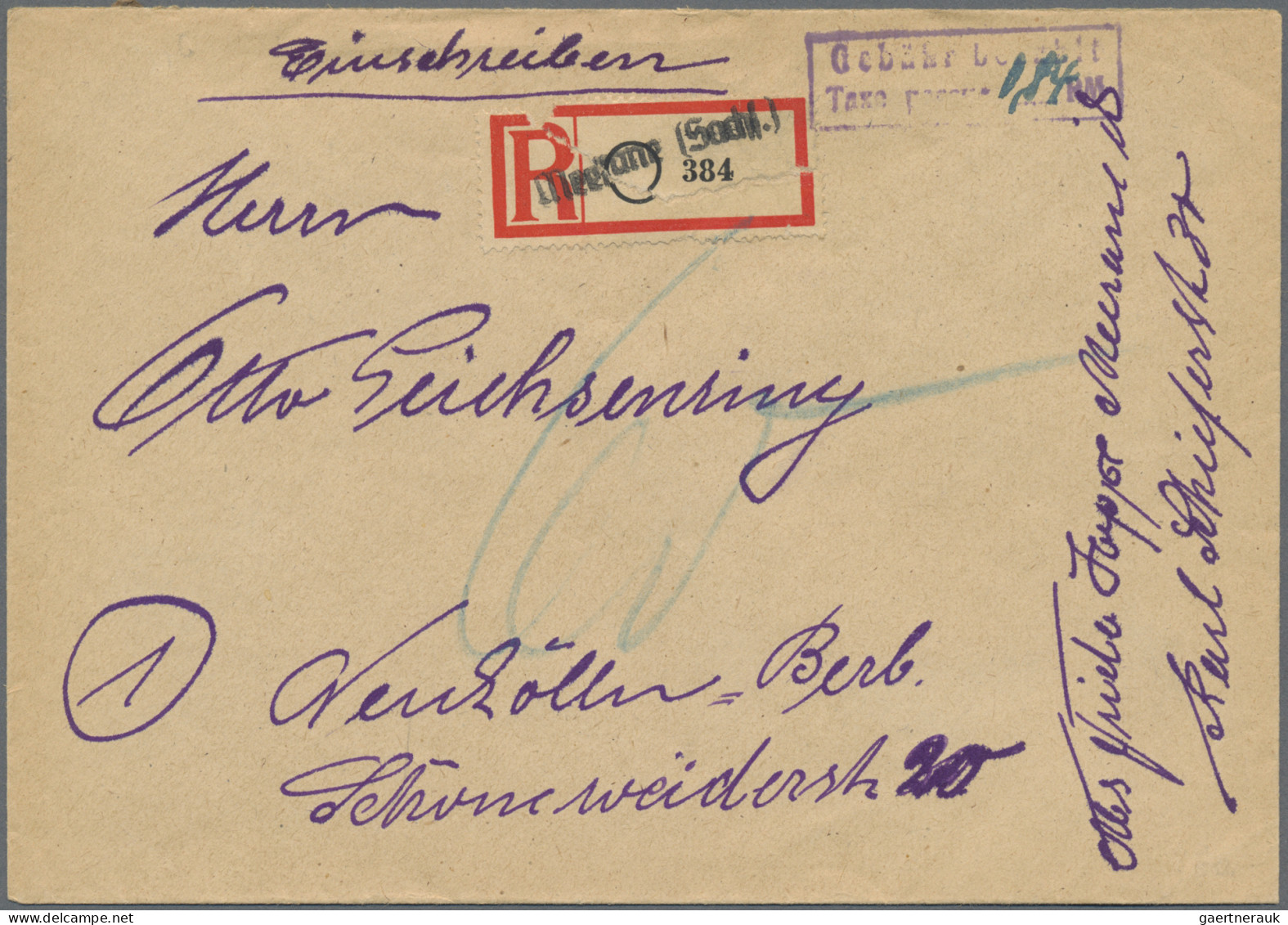 Berlin - Postkrieg: 1948/1961, Vielseitige Sammlung Von Ca. 47 Briefen Und Karte - Other & Unclassified