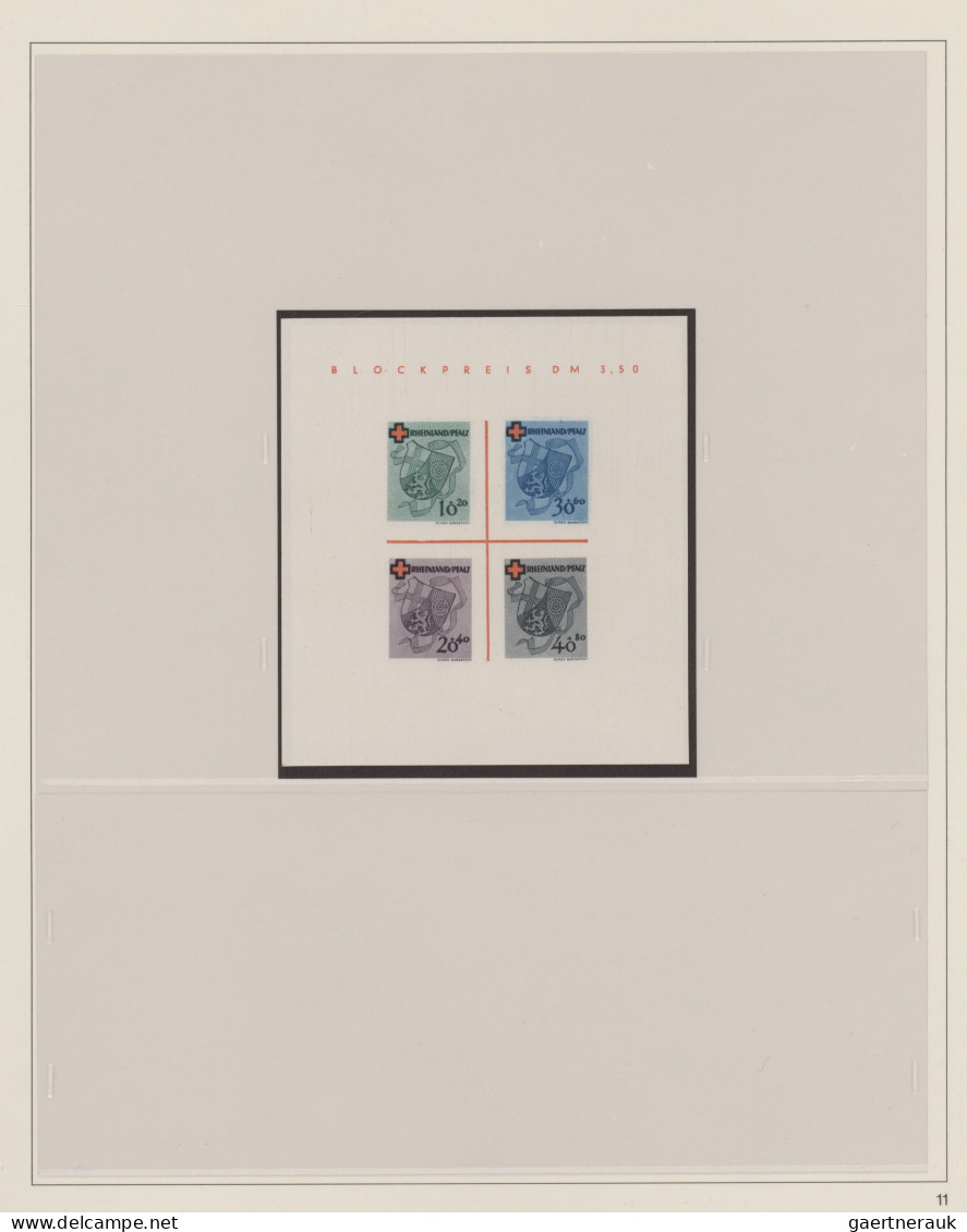 Französische Zone: 1945/1949, In Den Hauptnummern Komplette Postfrische Sammlung - Autres & Non Classés