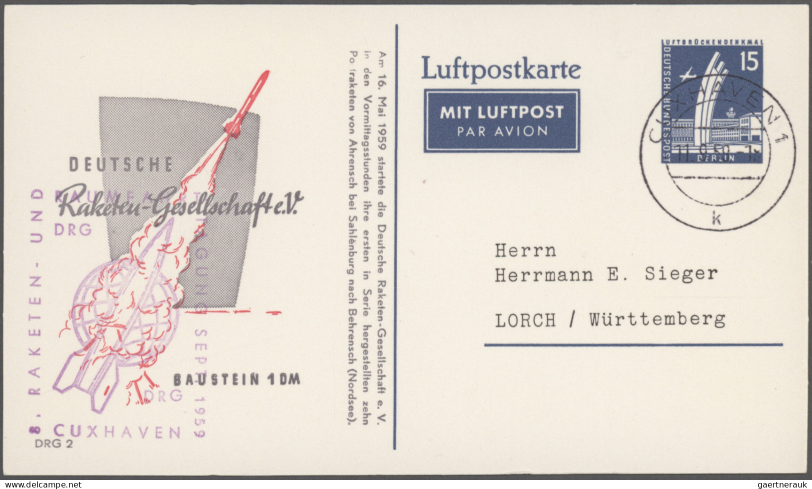 Französische Zone: 1945/1964, Partie Von über 300 Briefen Und Karten, Dabei AM-P - Sonstige & Ohne Zuordnung