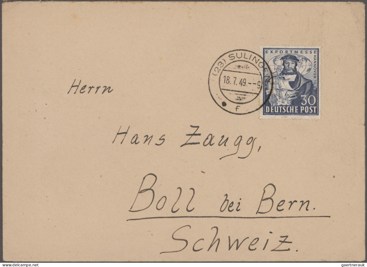 Bundesrepublik Deutschland: 1945/1973, Westzonen+Bund, Partie Von Ca. 250 Briefe - Colecciones