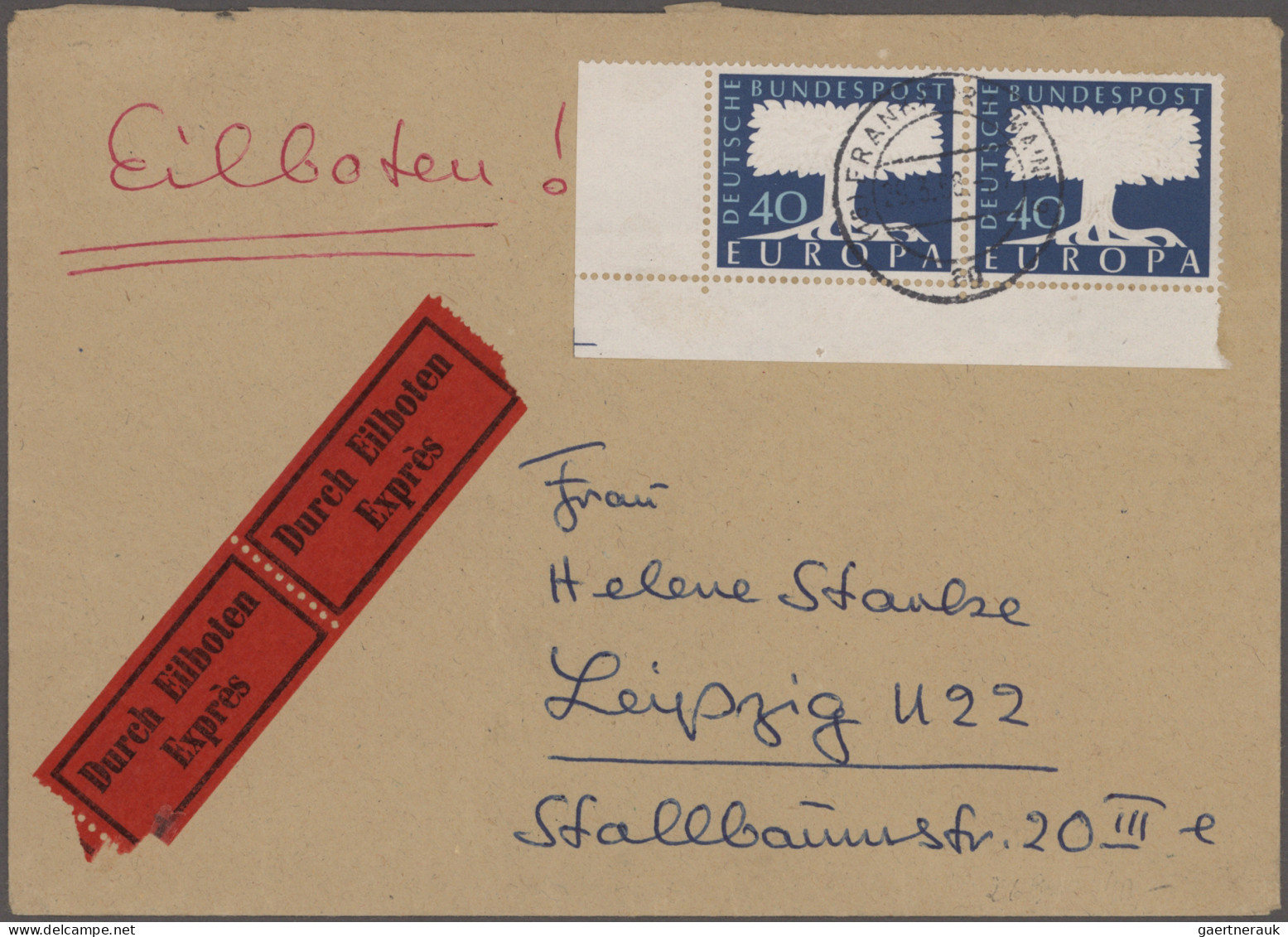 Bundesrepublik Deutschland: 1948/1962, Saubere Sammlung Von 48 Briefen Und Karte - Verzamelingen