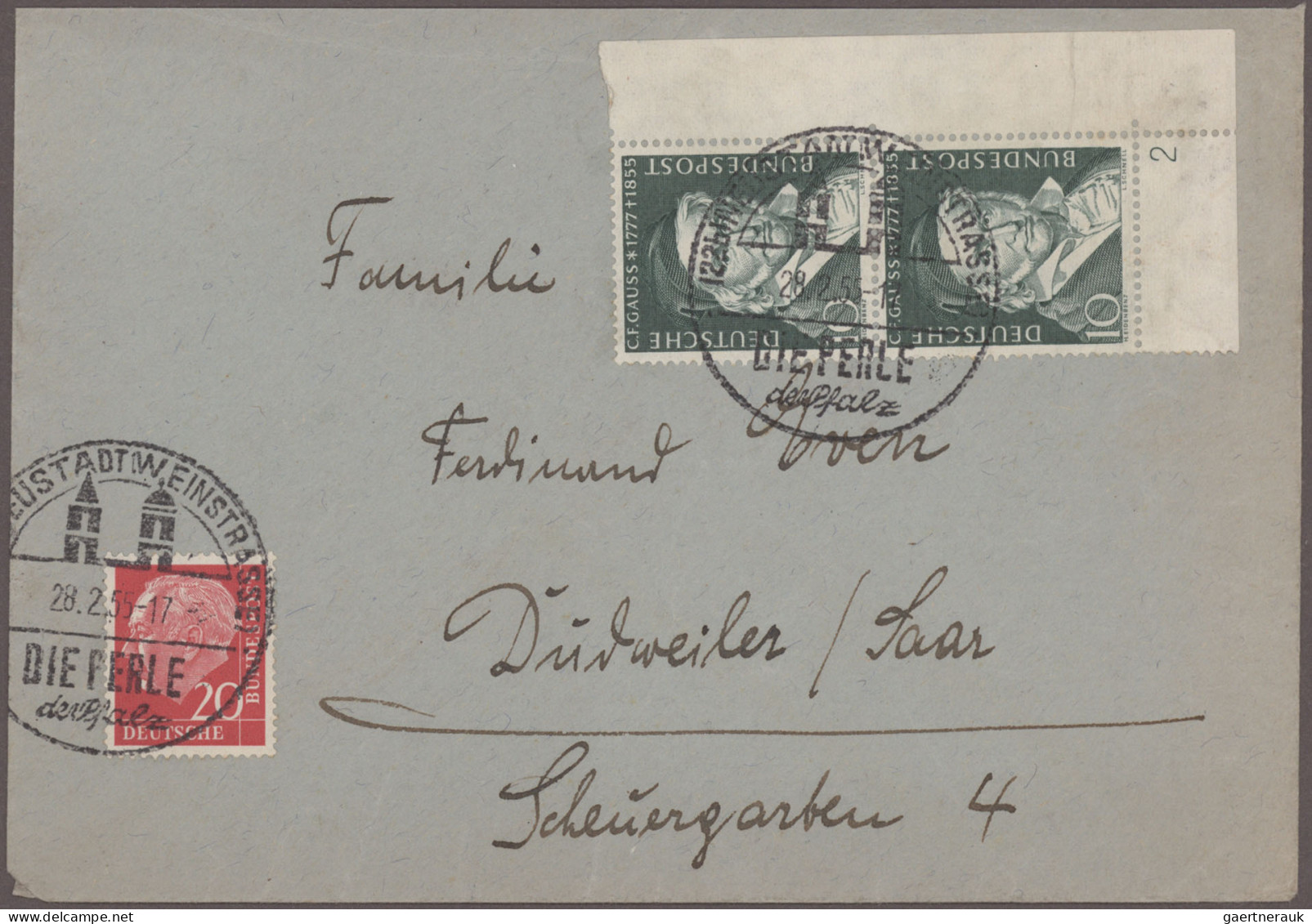 Bundesrepublik Deutschland: 1949/1959 (ca.), Schöne Partie Von Belegen Der Erste - Collezioni