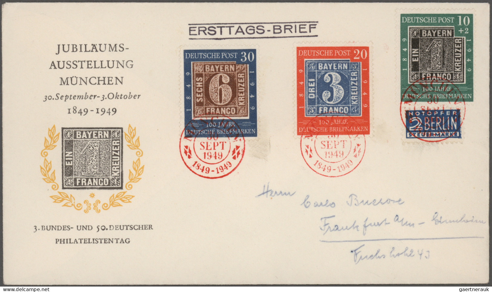 Bundesrepublik Deutschland: 1949/1959 (ca.), Umfangreicher FDC-Posten, Fast Nur - Sammlungen