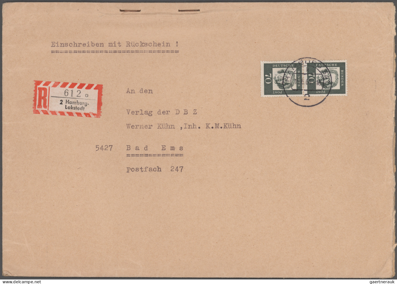 Bundesrepublik Deutschland: 1949/1965, Partie Von 13 Belegen, (größerformatige) - Verzamelingen