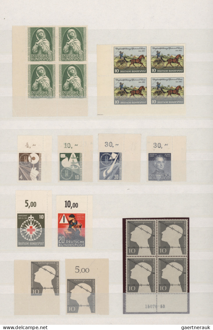 Bundesrepublik Deutschland: 1949/1973, Postfrischer Und Sauber Rundgestempelter - Verzamelingen