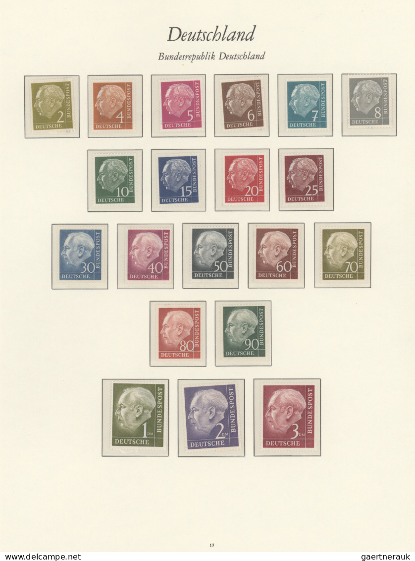 Bundesrepublik Deutschland: 1949/1982, Sammlung Ungebraucht/postfrisch Auf Borek - Collections