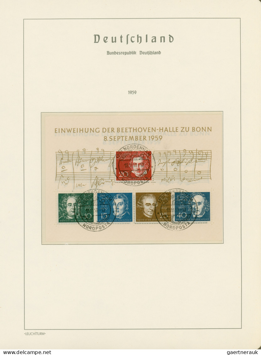 Bundesrepublik Deutschland: 1949/1984, außergewöhnlich schön gestempelte Sammlun