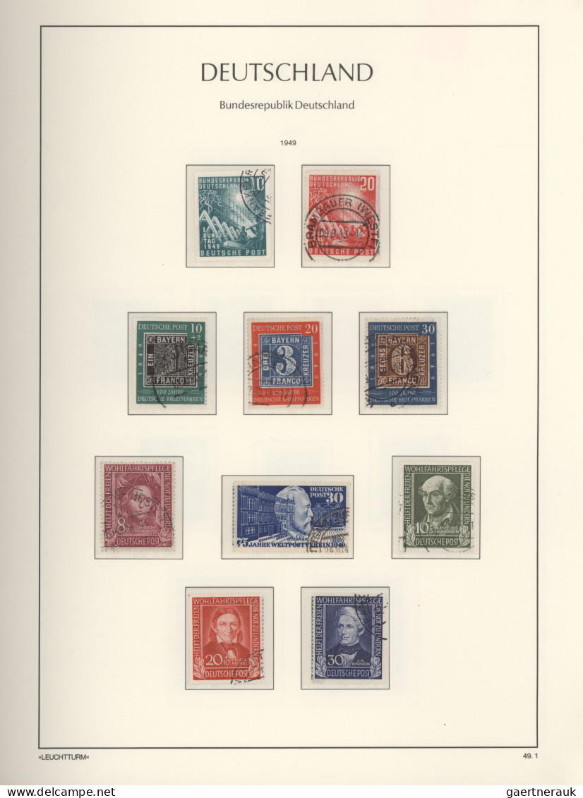 Bundesrepublik Deutschland: 1949/1995, In Den Hauptnummern Augenscheinlich Kompl - Collezioni