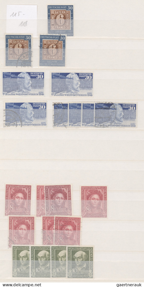 Bundesrepublik Deutschland: 1949/1999, Reichhaltiger, Parallel In Beiden Erhaltu - Collections