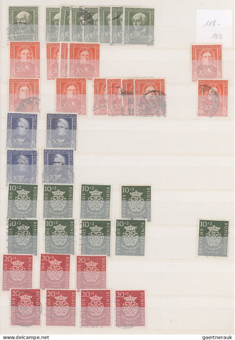 Bundesrepublik Deutschland: 1949/1999, Reichhaltiger, Parallel In Beiden Erhaltu - Collections