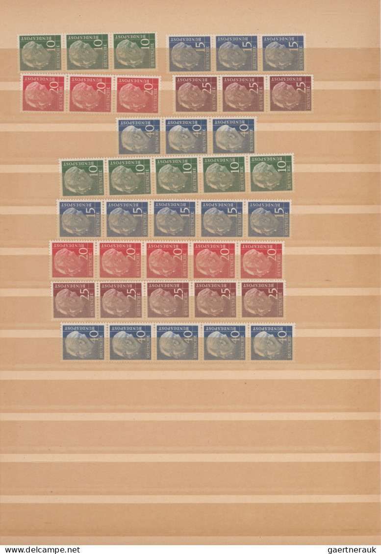 Bundesrepublik - Rollenmarken: 1954/2000, Umfangreicher Postfrischer Sammlungsbe - Rollenmarken