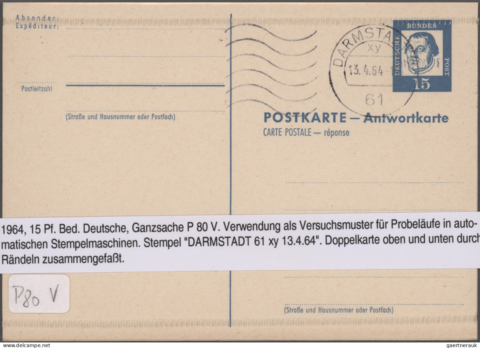 Bundesrepublik - Ganzsachen: 1961/2016, Umfangreiche Sammlung Ungebrauchter Und - Autres & Non Classés